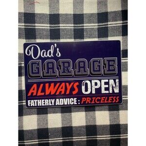 Dad’s Garage Metal sign